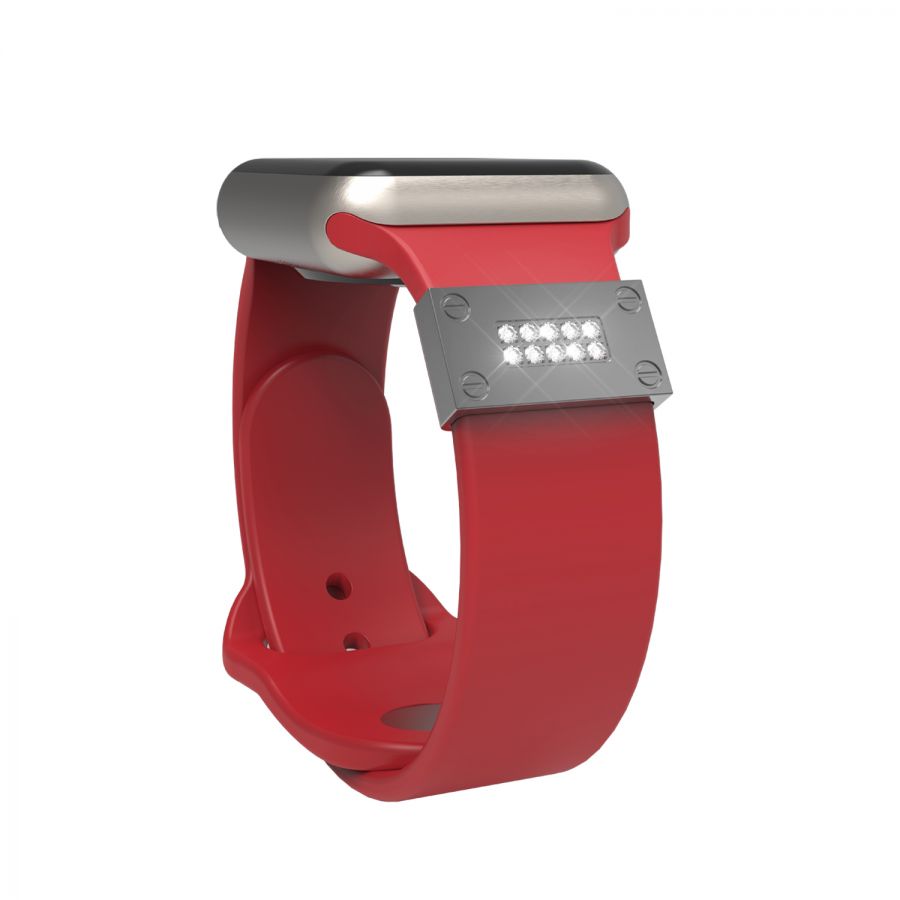 Decorative Ring Loops With Diamond Accessories For Smart Watch Band